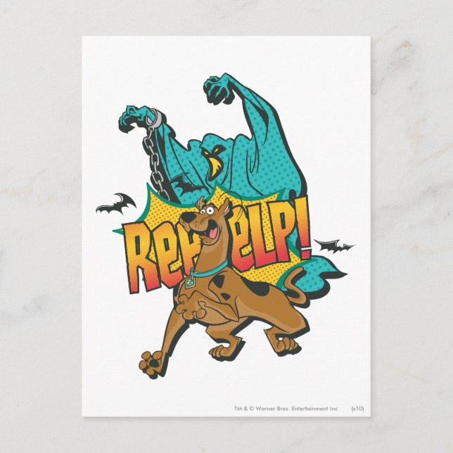 Scooby Doo "Reeeelp!" Postcard (Front)
