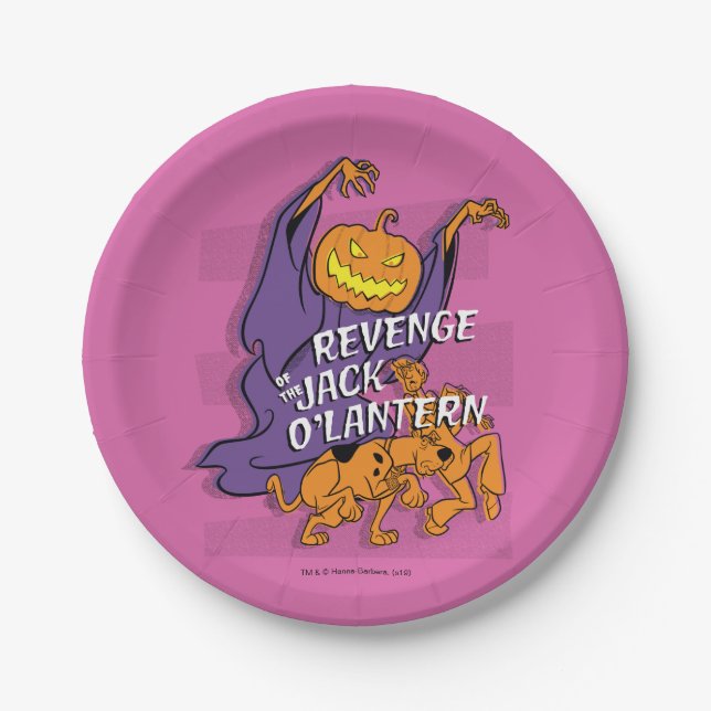 Scooby-Doo | Revenge of the Jack O' Lantern Paper Plate (Front)
