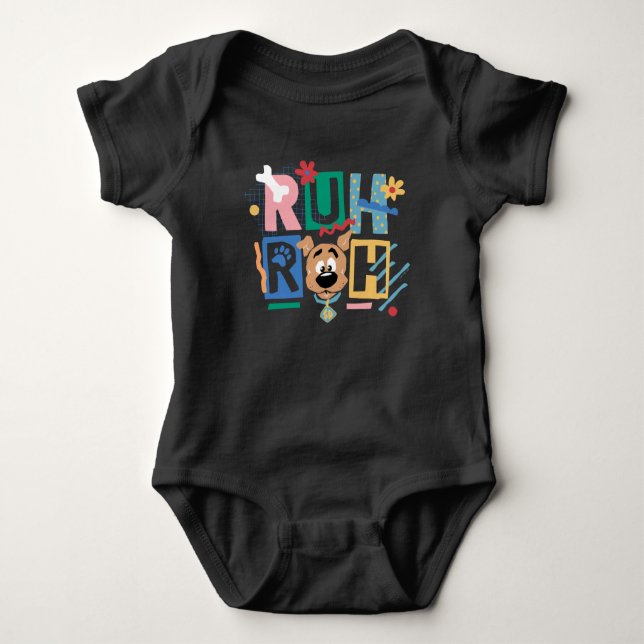 Scooby-Doo | Ruh Roh Baby Scooby-Doo Baby Bodysuit (Front)
