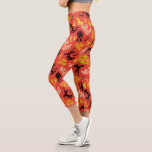 Scooby-Doo | Ruh Roh Run Scoob! Pattern Capri Leggings<br><div class="desc">This fun pattern from Hanna Barbera features Scooby-Doo and Shaggy running from a scary monster.</div>