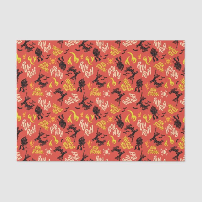 Scooby-Doo | Ruh Roh Run Scoob! Pattern Tissue Paper (Front)