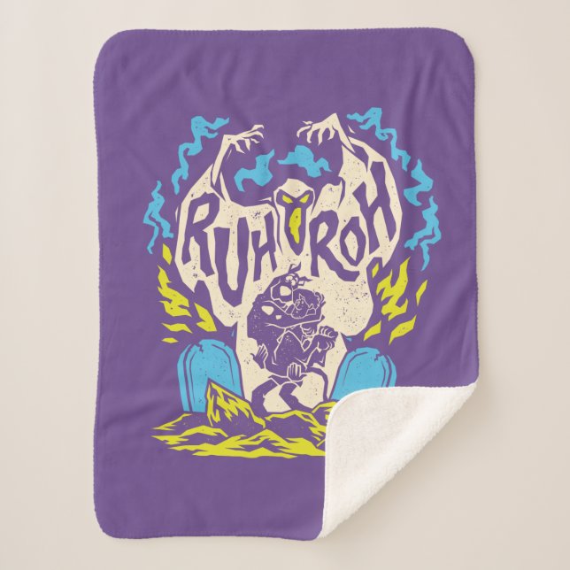 Scooby-Doo | Ruh Roh Scooby & Shaggy Sherpa Blanket (Front)