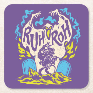 Scooby-Doo   Ruh Roh Scooby & Shaggy Square Paper Coaster