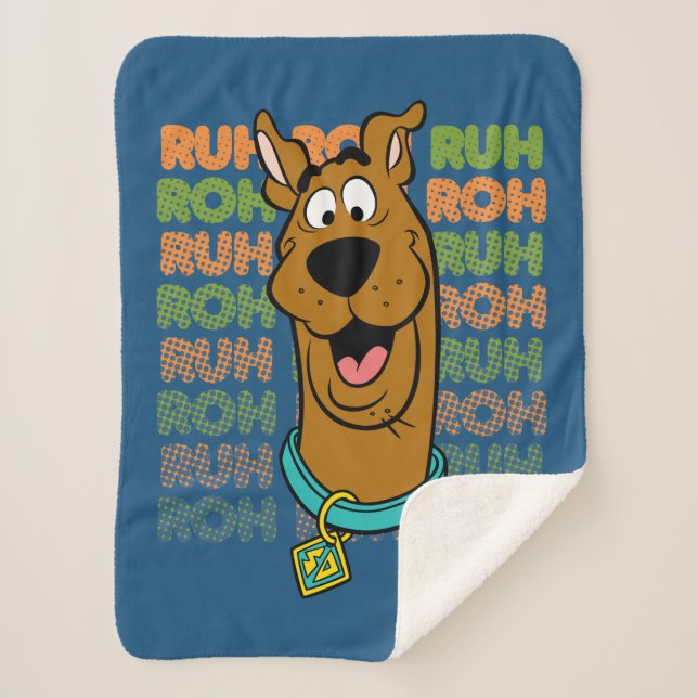 Scooby-Doo Ruh Roh Sherpa Blanket (Front)