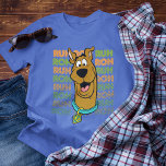 Scooby-Doo Ruh Roh T-Shirt<br><div class="desc">Check out Scooby-Doo in front of his classic "Ruh Roh" quote as a patterned typographical background.</div>