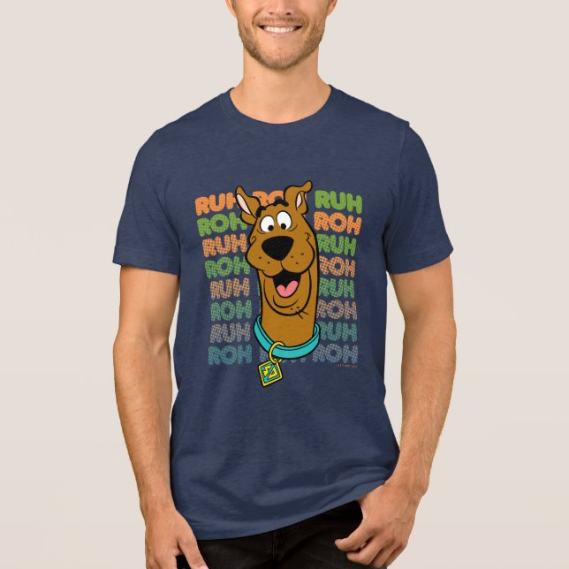 Scooby-Doo Ruh Roh Tri-Blend Shirt (Front)