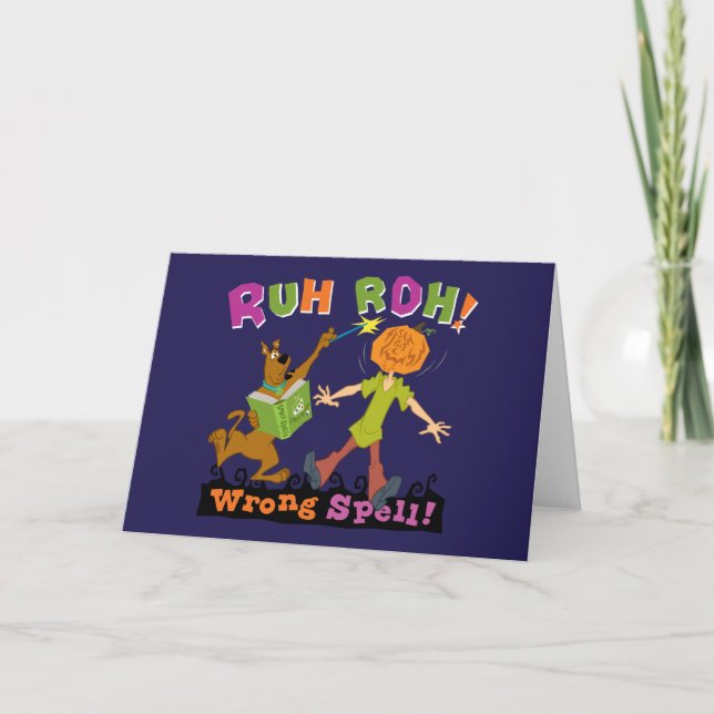 Scooby-Doo | Ruh Roh! Wrong Spell! Note Card (Front)