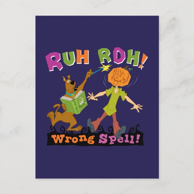Scooby-Doo | Ruh Roh! Wrong Spell! Postcard (Front)