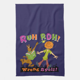 Scooby-Doo   Ruh Roh! Wrong Spell! Tea Towel