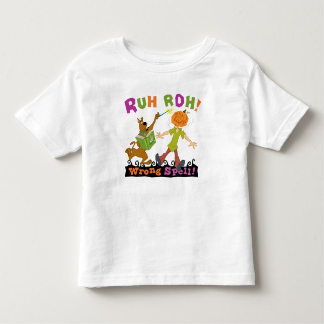 Scooby-Doo | Ruh Roh! Wrong Spell! Toddler T-Shirt (Front)