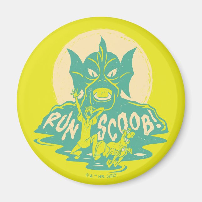 Scooby-Doo | Run Scoob! Magnet (Front)