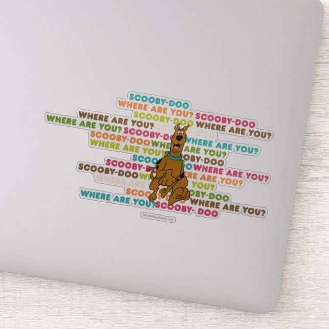 Scooby-Doo Running "Where Are You?" (Detail)