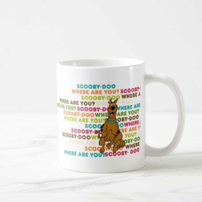 Scooby-Doo Running "Where Are You?" Coffee Mug (Right)