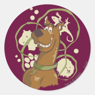 Scooby-Doo Safari Icons Classic Round Sticker