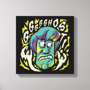 Scooby-Doo Scared Shaggy Canvas Print