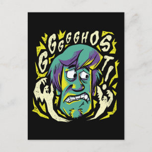 Scooby-Doo Scared Shaggy Postcard