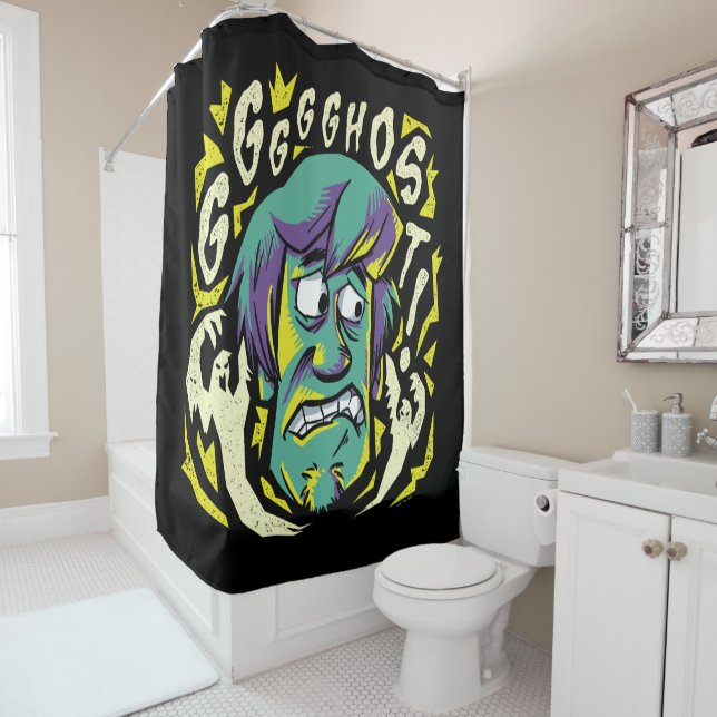 Scooby-Doo | Scared Shaggy Shower Curtain (In Situ)