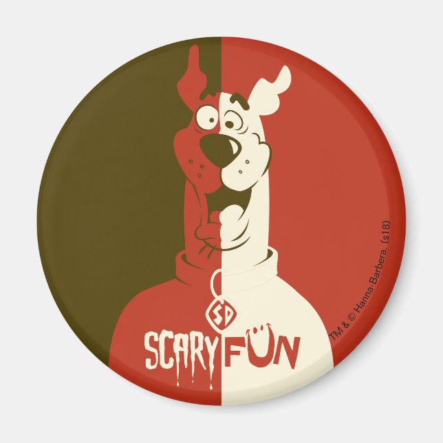 Scooby-Doo "Scary Fun" Magnet (Front)