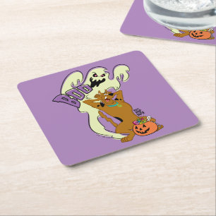 Scooby-Doo   Scooby-Doo Boo Square Paper Coaster