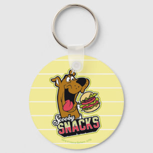 Scooby-Doo "Scooby Snacks" Logo Key Ring