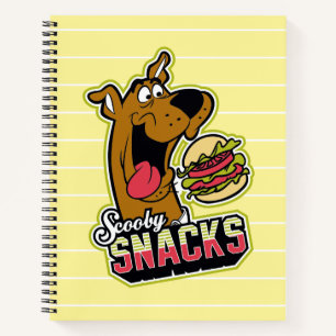 Scooby-Doo "Scooby Snacks" Logo Notebook