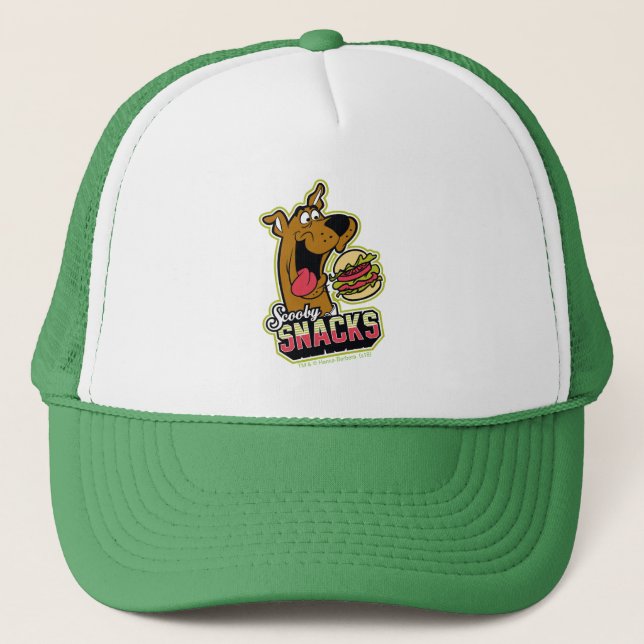 Scooby-Doo "Scooby Snacks" Logo Trucker Hat (Front)