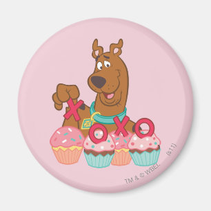 Scooby Doo - Scooby XOXO Cupcakes Magnet