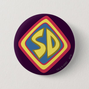 Scooby-Doo "SD" Icon 6 Cm Round Badge
