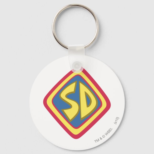 Scooby-Doo "SD" Icon Key Ring (Front)