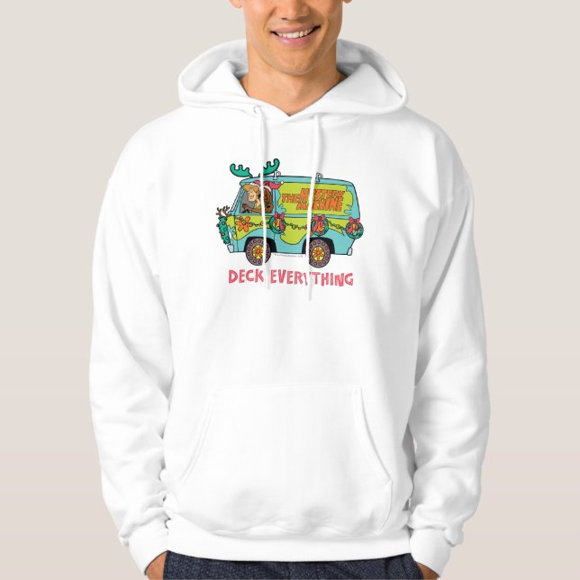 Scooby-Doo & Shaggy In The Holiday Mystery Machine Hoodie (Front)