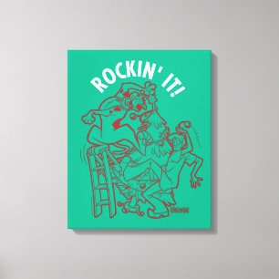 Scooby-Doo & Shaggy Rockin' It 'Round The Tree Canvas Print