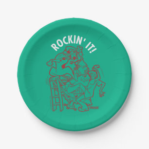 Scooby-Doo & Shaggy Rockin' It 'Round The Tree Paper Plate