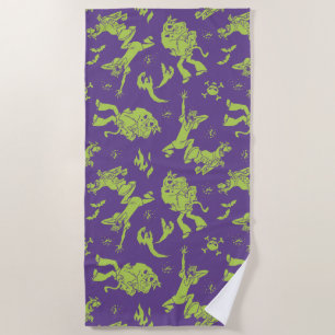 Scooby-Doo   Shaggy & Scooby Running Scared Beach Towel