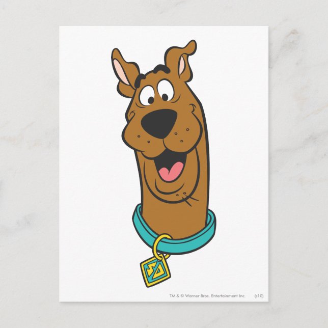 Scooby-Doo Smiling Face Postcard (Front)