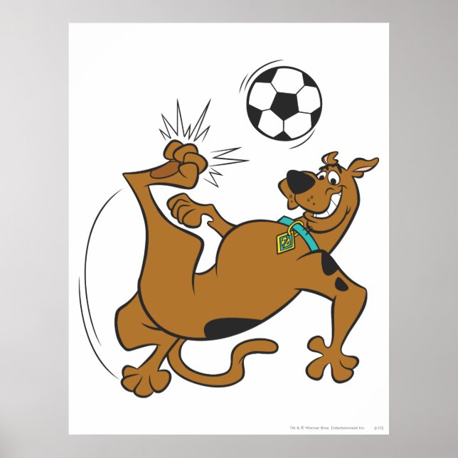Scooby-Doo Soccer Overhead Kick Poster (Front)