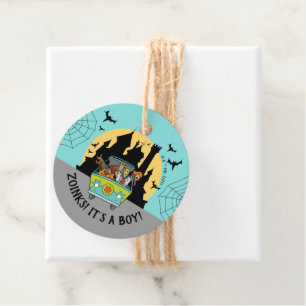 Scooby-Doo Spooktacular Halloween Baby Shower Favour Tags