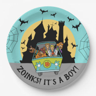 Scooby-Doo Spooktacular Halloween Baby Shower Paper Plate
