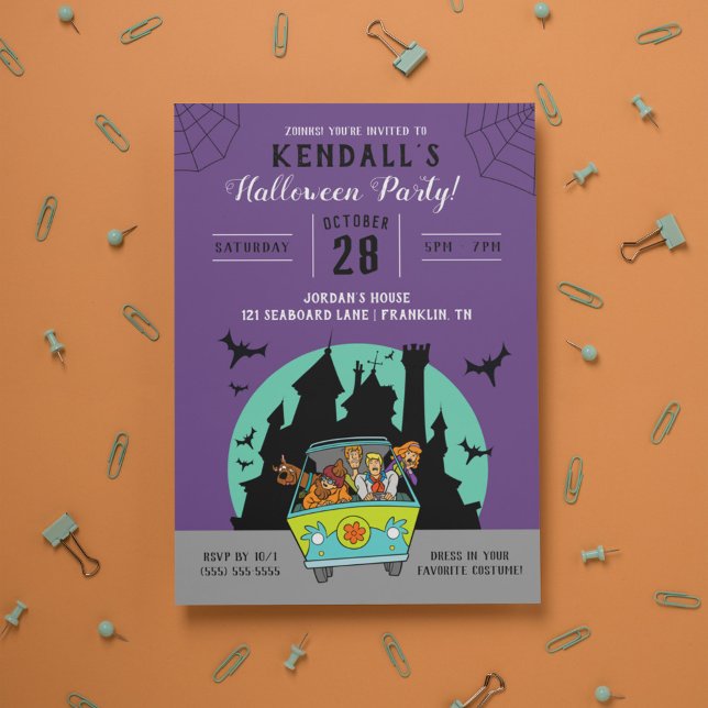 Scooby-Doo Spooktacular Halloween Party Invitation (Creator Uploaded)