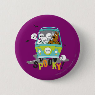 Scooby-Doo Spooky Mystery Machine 6 Cm Round Badge