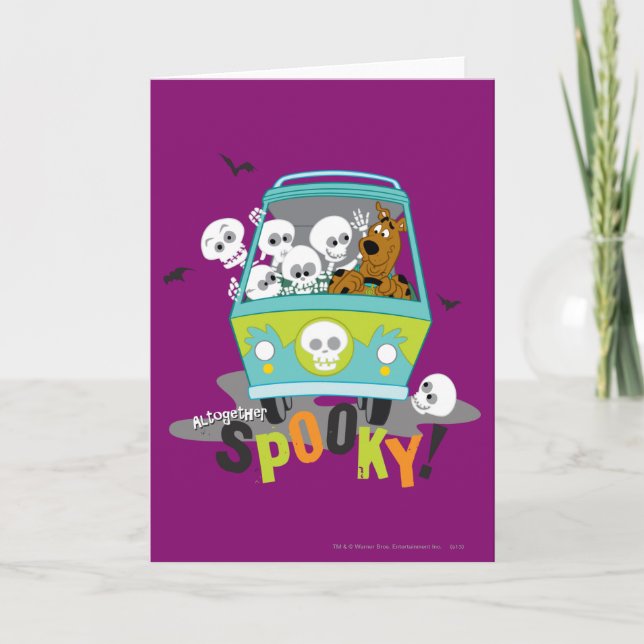 Scooby-Doo Spooky Mystery Machine Card (Front)