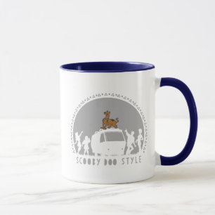 Scooby-Doo Style Tribal Van Silhouette Mug