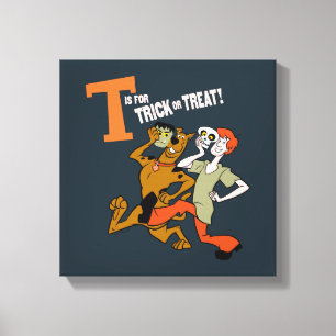 Scooby-Doo   T is for Trick or Treat Canvas Print