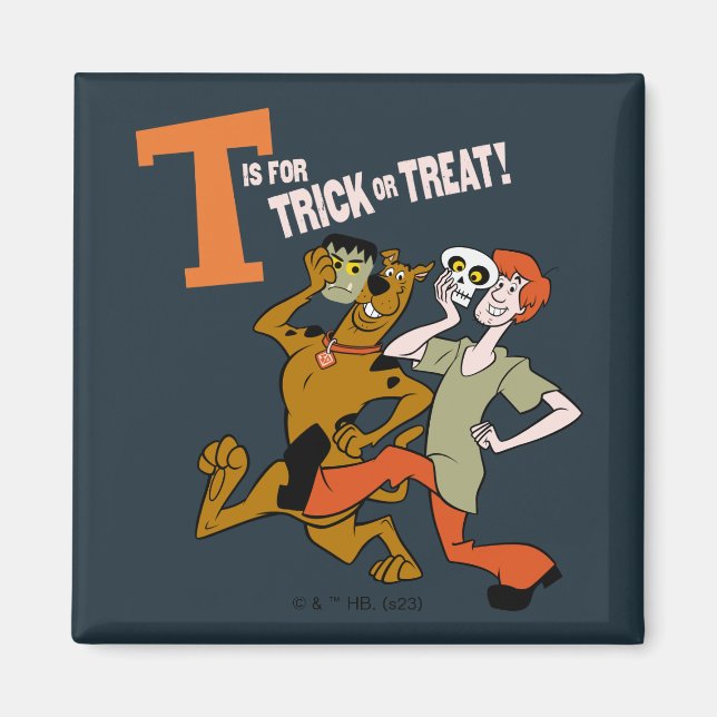 Scooby-Doo | T is for Trick or Treat Magnet (Front)