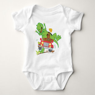 Scooby-Doo T-Rex Attack Baby Bodysuit