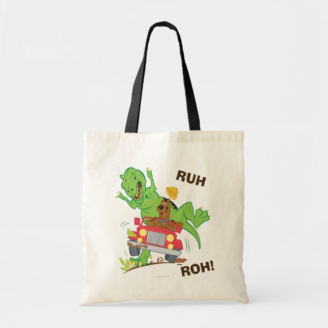 Scooby-Doo T-Rex Attack Tote Bag (Front)