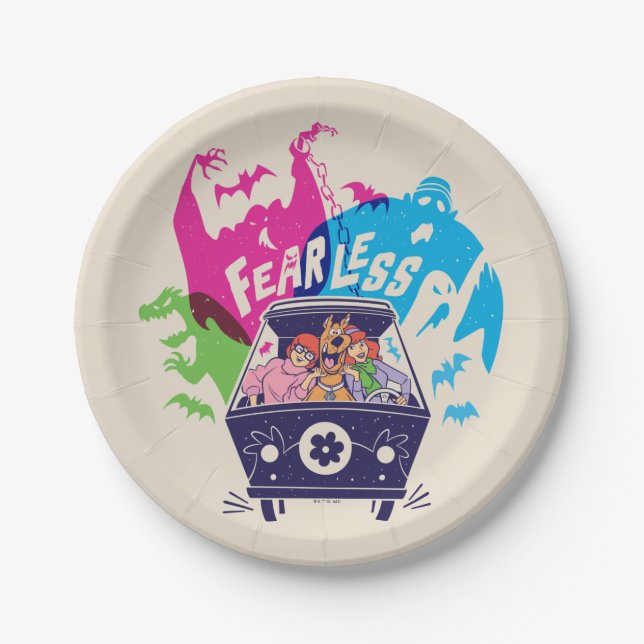 Scooby-Doo | The Fearless Mystery Machine Paper Plate (Front)