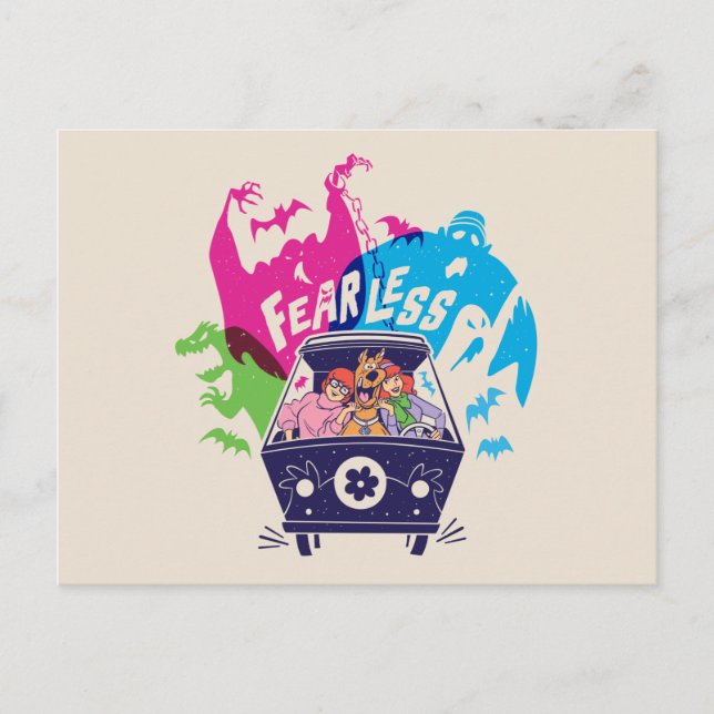 Scooby-Doo | The Fearless Mystery Machine Postcard (Front)