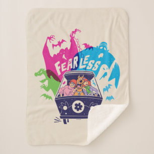 Scooby-Doo   The Fearless Mystery Machine Sherpa Blanket