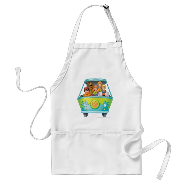 Scooby-Doo & The Gang Mystery Machine Airbrush Standard Apron (Front)