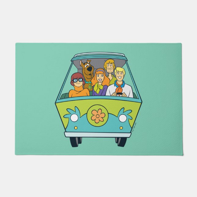 Scooby-Doo & The Gang Mystery Machine Doormat (Front)